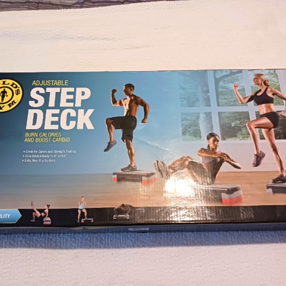 Gold Gym Adjustable Step Deck